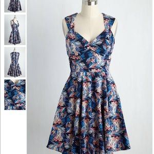 🌟HP🌟 Flare dress with retro look